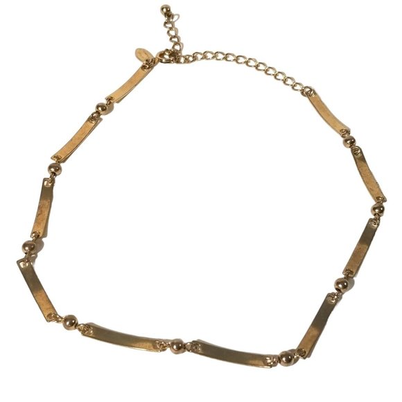 Fashion Jewelry Jewelry - After Thoughts Fashion Choker Silver Toned Adjustable Metallic Necklace Jewelry